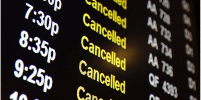 Que hacer en un vuelo cancelado Que hacer en un vuelo cancelado