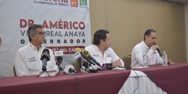 Presenta Morena denuncia contra Cabeza de Vaca por violar principio de neutralidad Presenta Morena denuncia contra Cabeza de Vaca por violar principio de neutralidad