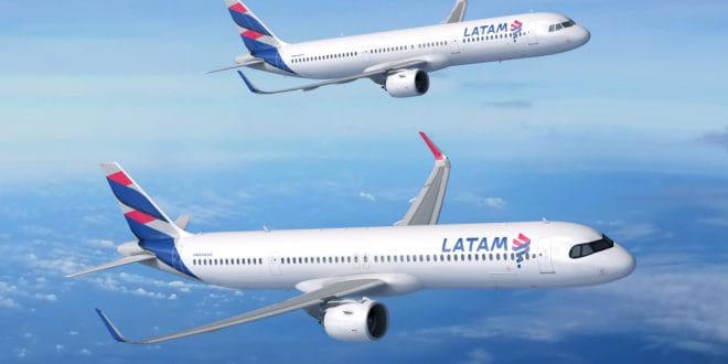LATAM Airlines refuerza su flota con un pedido adicional de 17 A321neo y respalda al A321XLR LATAM Airlines refuerza su flota con un pedido adicional de 17 A321neo y respalda al A321XLR