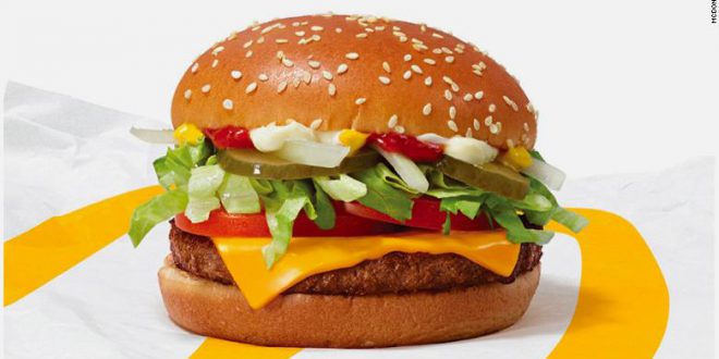 McDonald’s pondrá a prueba su hamburguesa McPlant