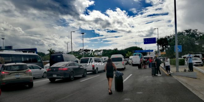 Afecta choque vial movimiento en aeropuerto de Cancún
