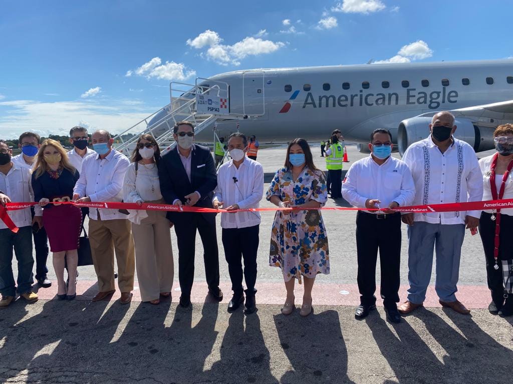 INAUGURA AMERICAN AIRLINES NUEVA RUTA: CHETUMAL A MIAMI