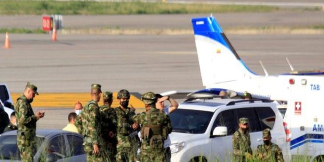 Capturan a sospechosos de ataque con explosivos en aeropuerto de Colombia