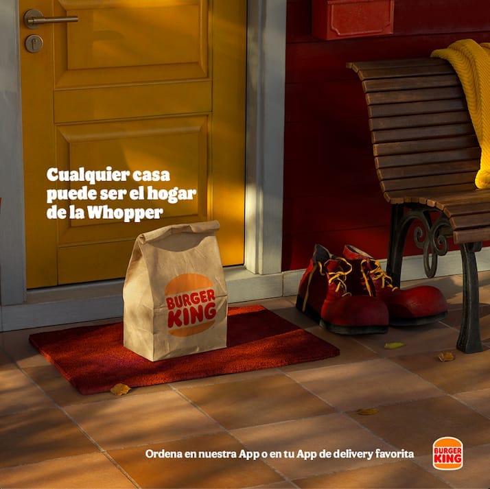 CUALQUIER CASA PUEDE SER EL HOGAR DE LA WHOPPER