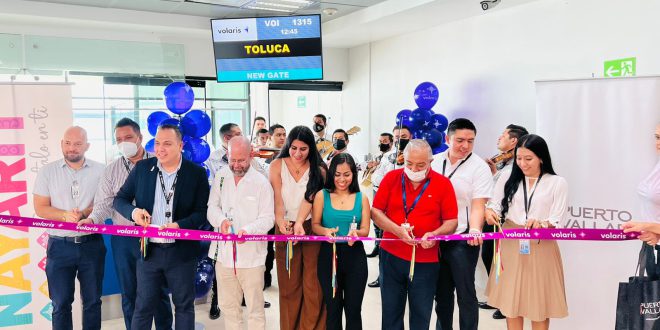 Puerto Vallarta reanudó sus operaciones aéreas desde el Aeropuerto Internacional de Toluca