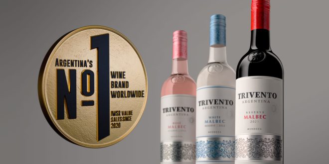 Trivento, vinos argentinos más vendidos mundialmente