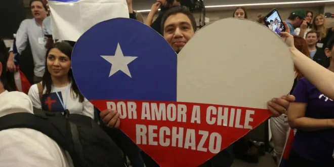 Chile rechaza ampliamente la propuesta de nueva Constitución