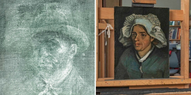 Descubren autorretrato de Van Gogh oculto en otra obra