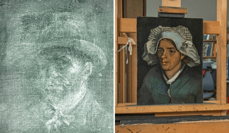Descubren autorretrato de Van Gogh oculto en otra obra
