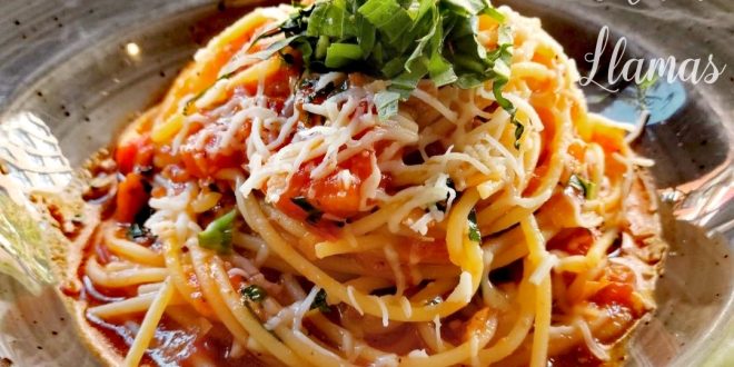 El espagueti Pomodoro, la receta del chef Raúl Llamas
