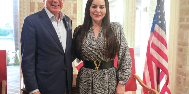 ACUERDAN CARMEN CANTUROSAS Y EMBAJADOR SALAZAR IMPULSAR ECONOMÍA ACUERDAN CARMEN CANTUROSAS Y EMBAJADOR SALAZAR IMPULSAR ECONOMÍA