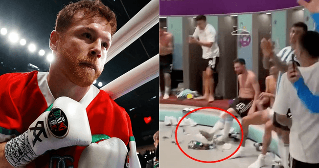 Canelo Álvarez amenaza a Lionel Messi por un video de celebración en los vestuarios tras vencer a México