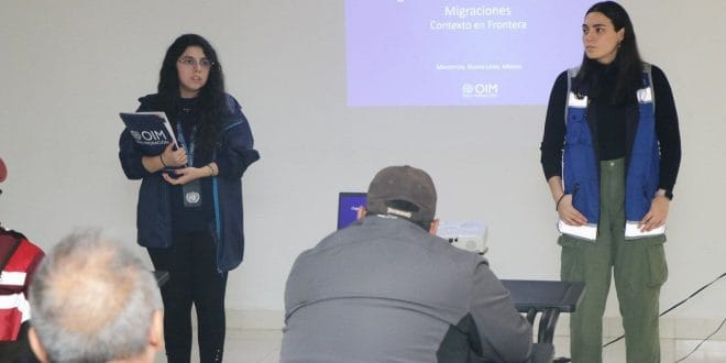 CAPACITAN A ELEMENTOS DE PROTECCIÓN CIVIL Y BOMBEROS PARA ATENDER Y ORIENTAR A MIGRANTES CAPACITAN A ELEMENTOS DE PROTECCIÓN CIVIL Y BOMBEROS PARA ATENDER Y ORIENTAR A MIGRANTES