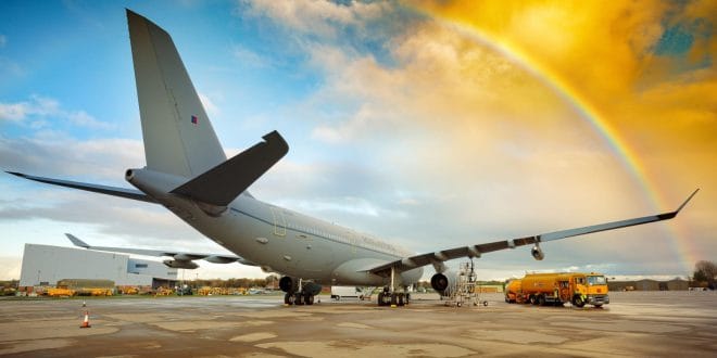 Airbus A330MRTT completa el primer vuelo de prueba 100% SAF con ambos motores