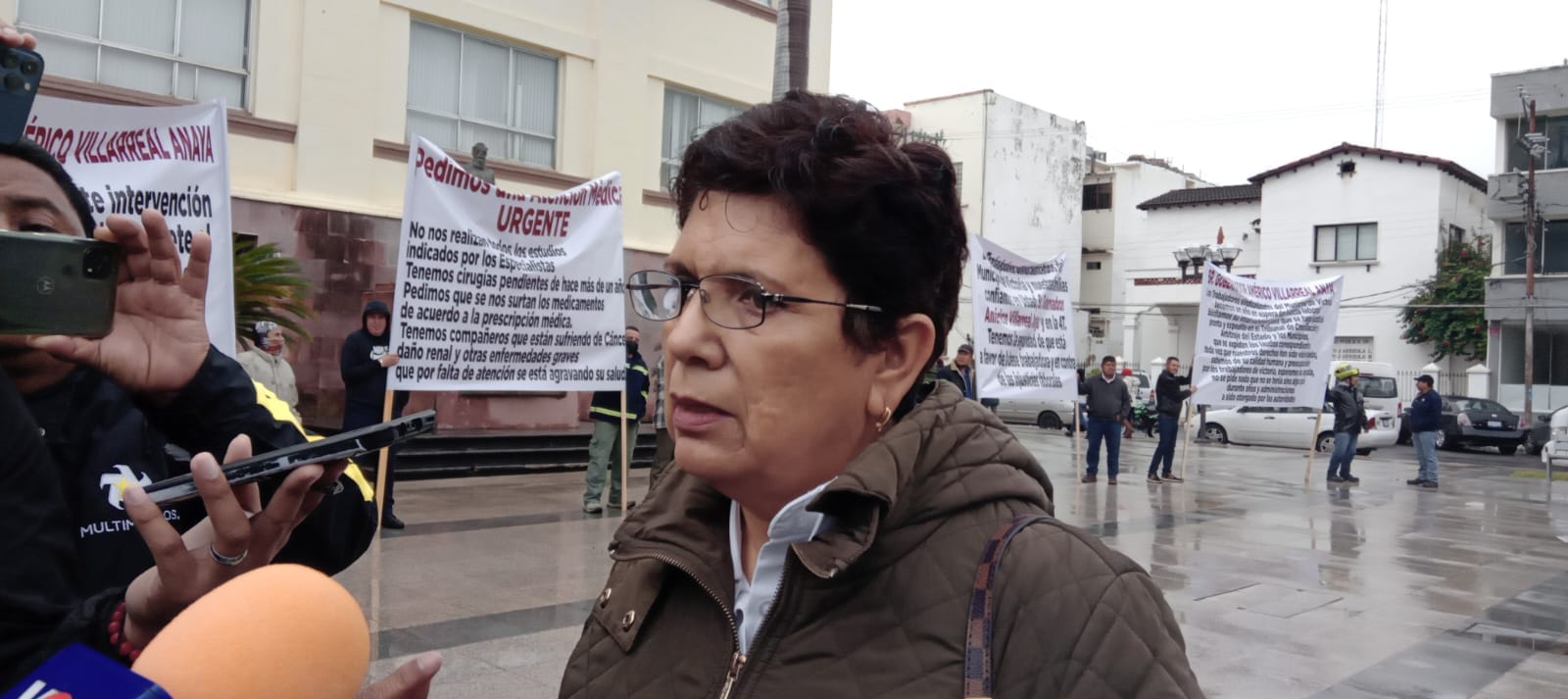 Hacen responsable a Gattás por integridad de líderes sindicales, ante amenazas de violencia.
