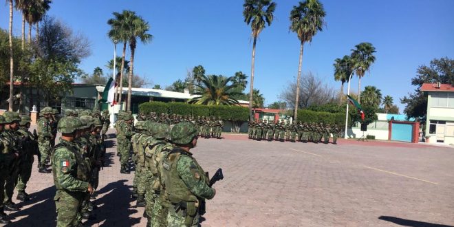 Arriban 300 elementos del Ejército Mexicano a Nuevo Laredo