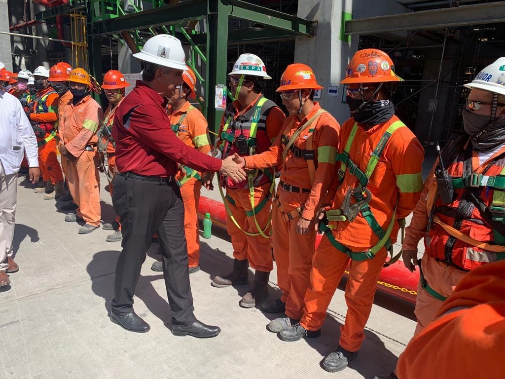 Visita gobernador de Tamaulipas, la Refinería Olmeca
