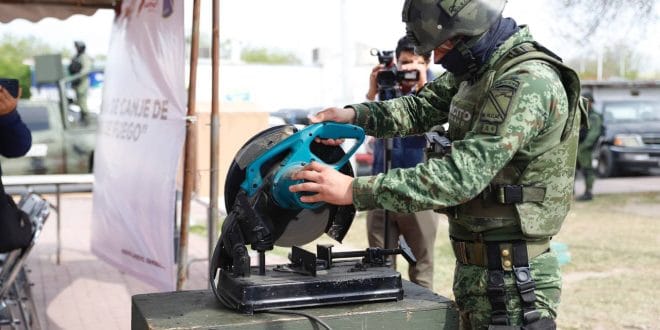 ARRANCA CAMPAÑA “CANJE DE ARMAS” EN NUEVO LAREDO ARRANCA CAMPAÑA “CANJE DE ARMAS” EN NUEVO LAREDO