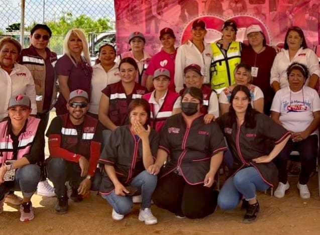 LLEGA BRIGADA TOCANDO CORAZONES A COLONIA LOS ARTISTAS; BENEFICIAN A CIENTOS DE PERSONAS