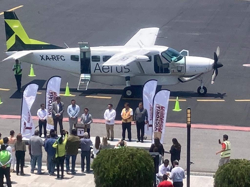 Llega Aerus a Ciudad Victoria