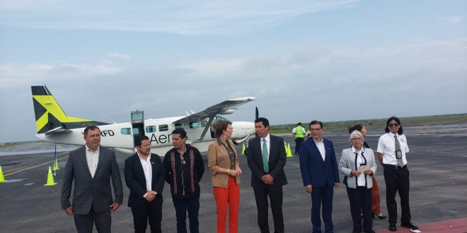 Inicia vuelo de Aerus en Tamaulipas