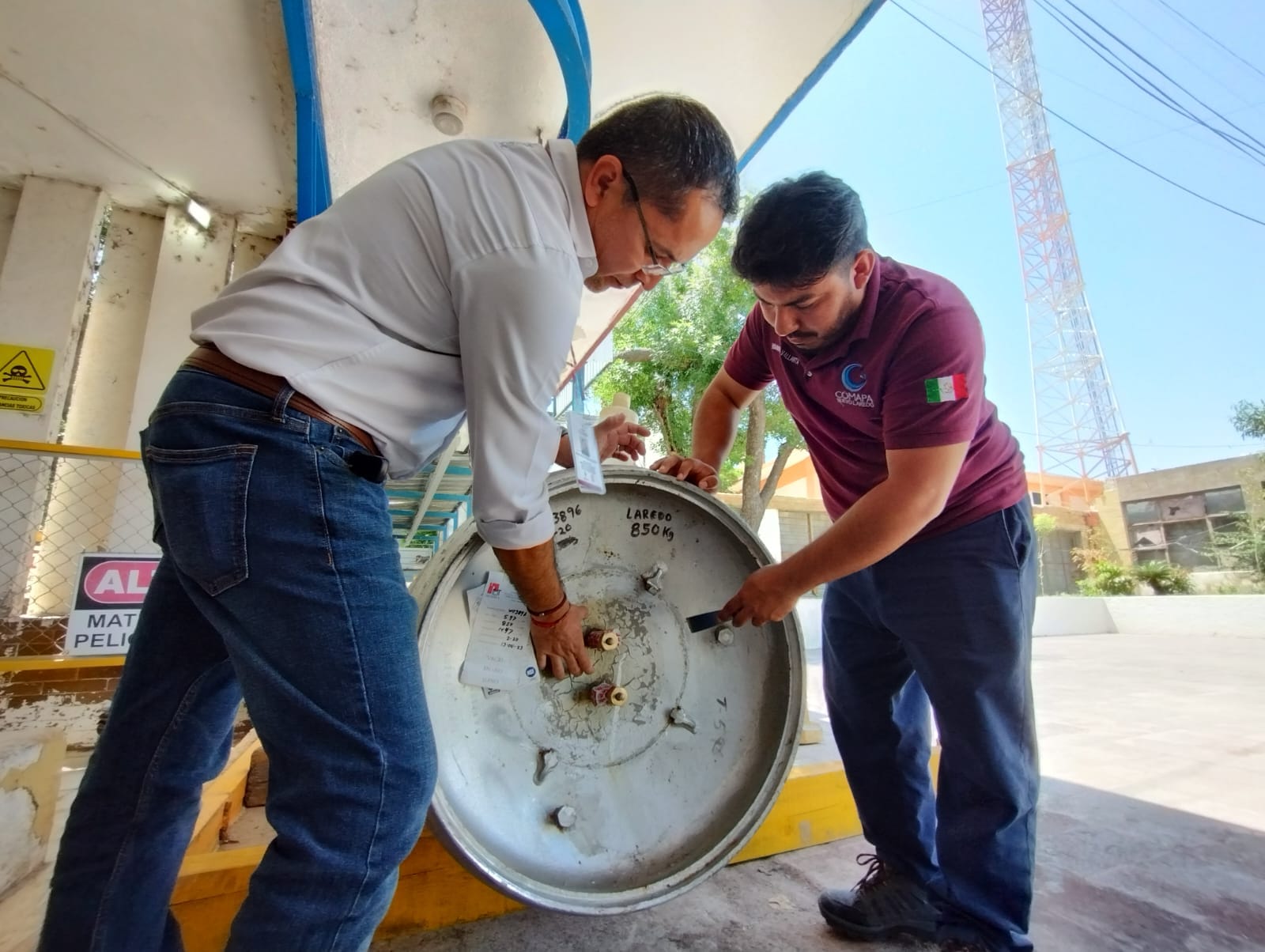 CAPACITA COMAPA A PERSONAL OPERATIVO EN EL MANEJO DEL GAS CLORO