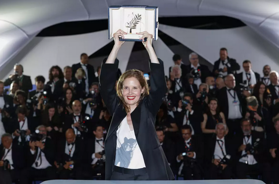 Justine Triet, la tercera cineasta en conquistar la Palma de Oro de Cannes