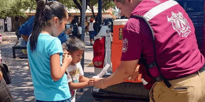 IMPLEMENTAN  RECORRIDO CARRUSEL POR ALTAS TEMPERATURAS