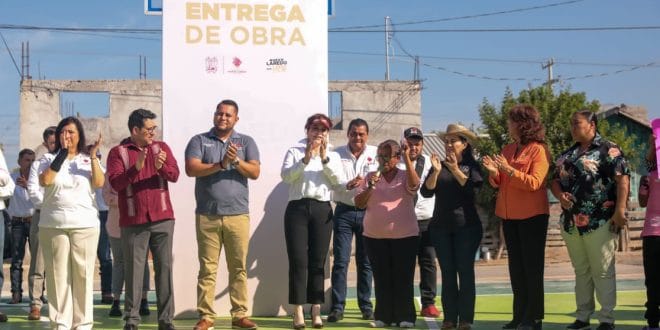 CONSTRUYE GOBIERNO MUNICIPAL TRES PLAZAS EN LA COLONIA NUEVA ERA