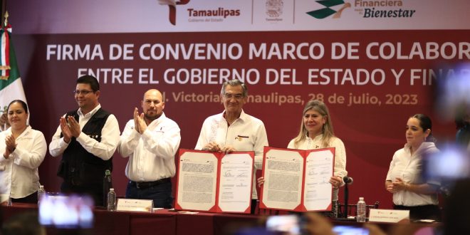 Tamaulipas y FINABIEN acercan servicios financieros a la población