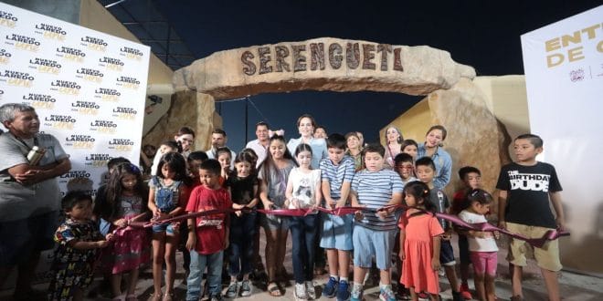 CIENTOS DE FAMILIAS DISFRUTARON DE LA NUEVA ÁREA “SERENGUETI” DELZOOLÓGICO DE NUEVO LAREDO