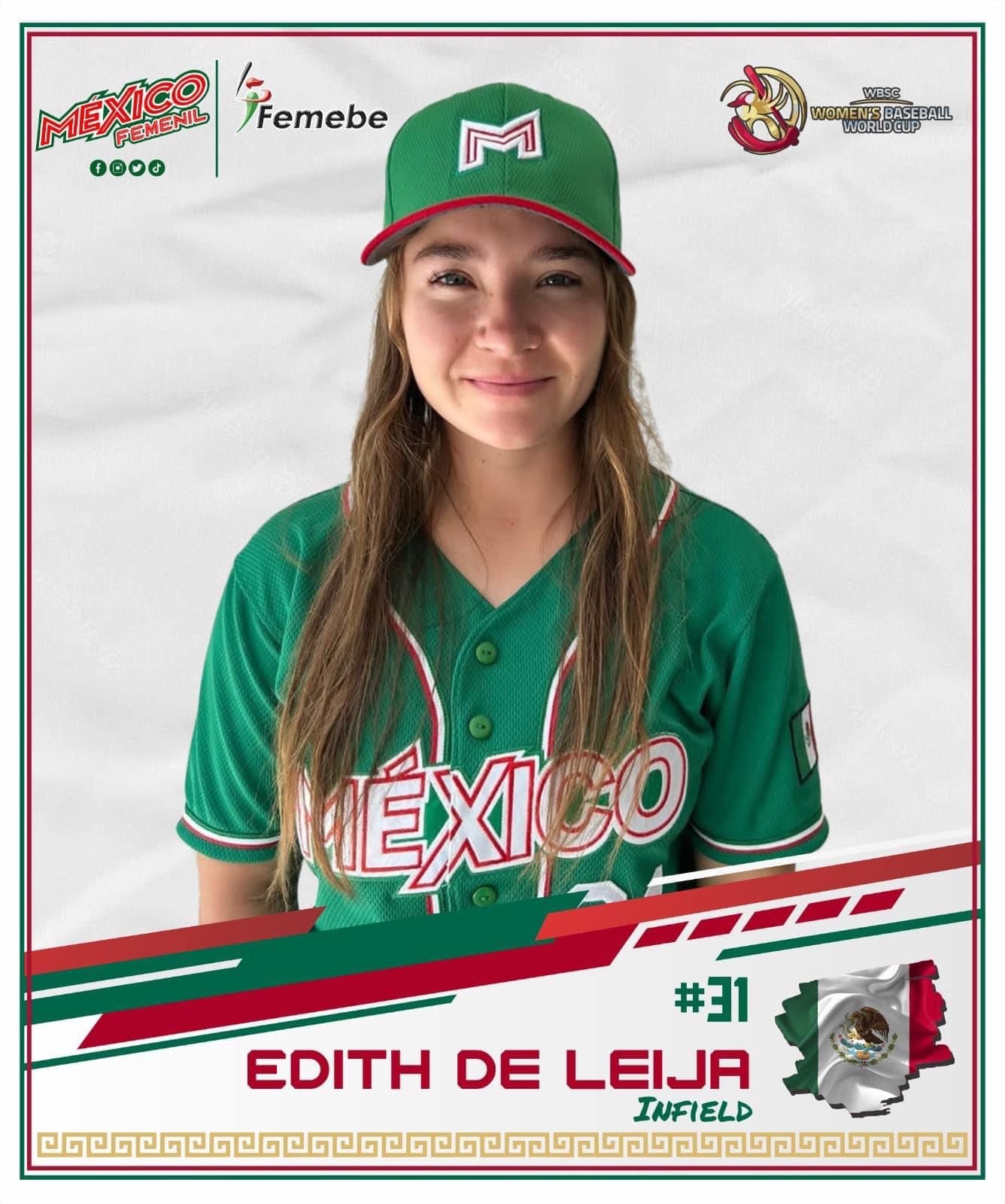 Participa tamaulipeca Edith de Leija en Copa Mundial de Béisbol