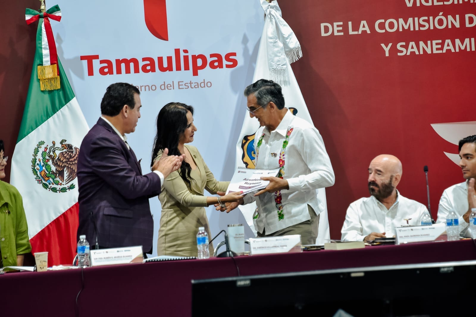 «Agua de Tamaulipas está en buenas manos”, le dicen legisladores federales al gobernador Américo Villarreal*