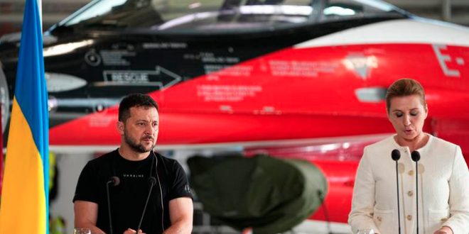 Holanda y Dinamarca entregarán aviones de combate a Ucrania