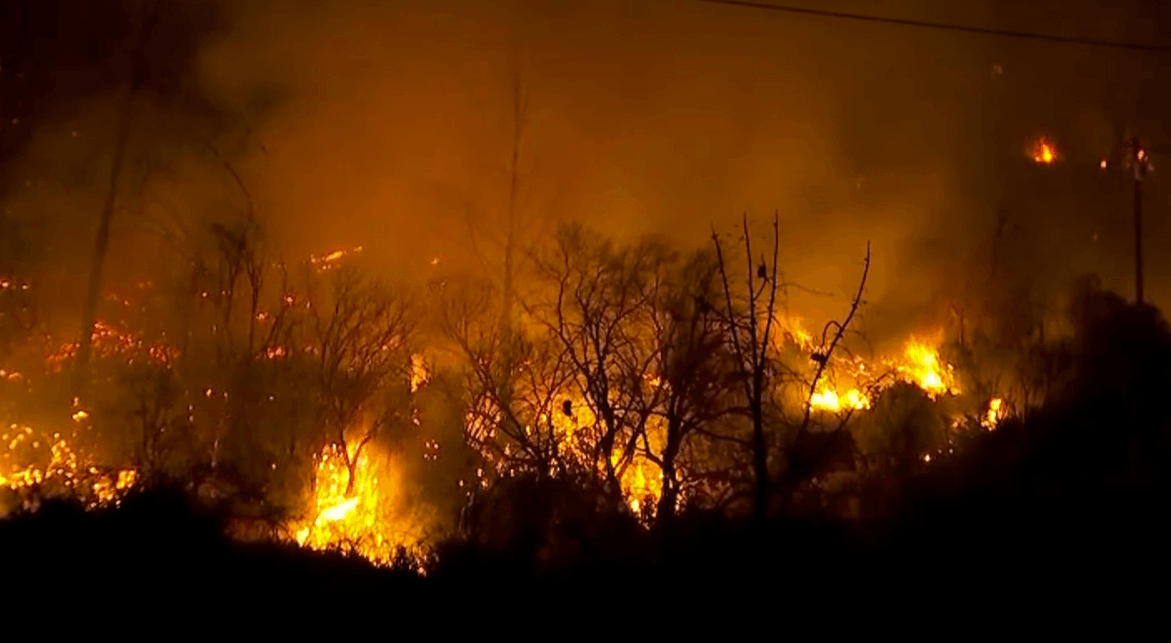 Incendio forestal en Texas obliga a evacuar a residentes