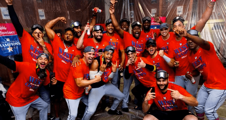 Astros se corona campeón del Oeste de la Americana