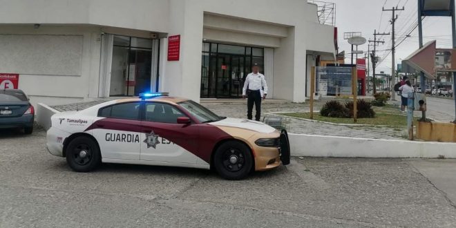 Vigilancia permanente de la Guardia Estatal durante pago de aguinaldos y prestaciones