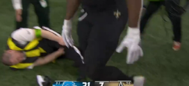 Fracturan a cadenero de la NFL en juego de Detroit Lions vs. New Orleans Saints