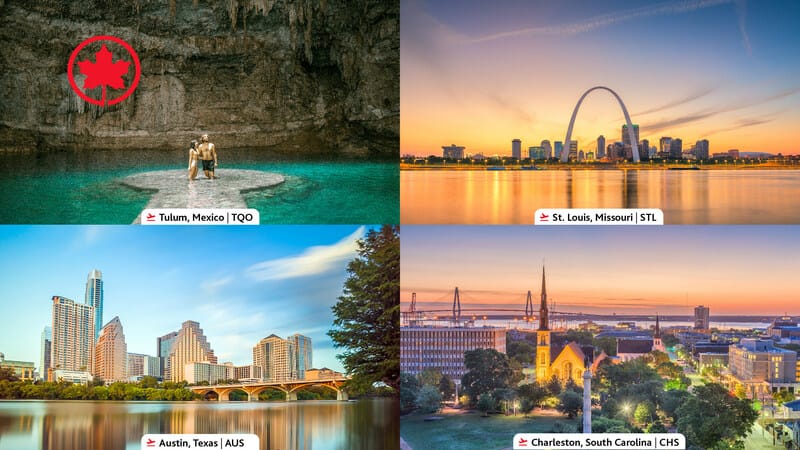 Air Canada, primera aerolínea canadiense en ofrecer vuelos a Tulum