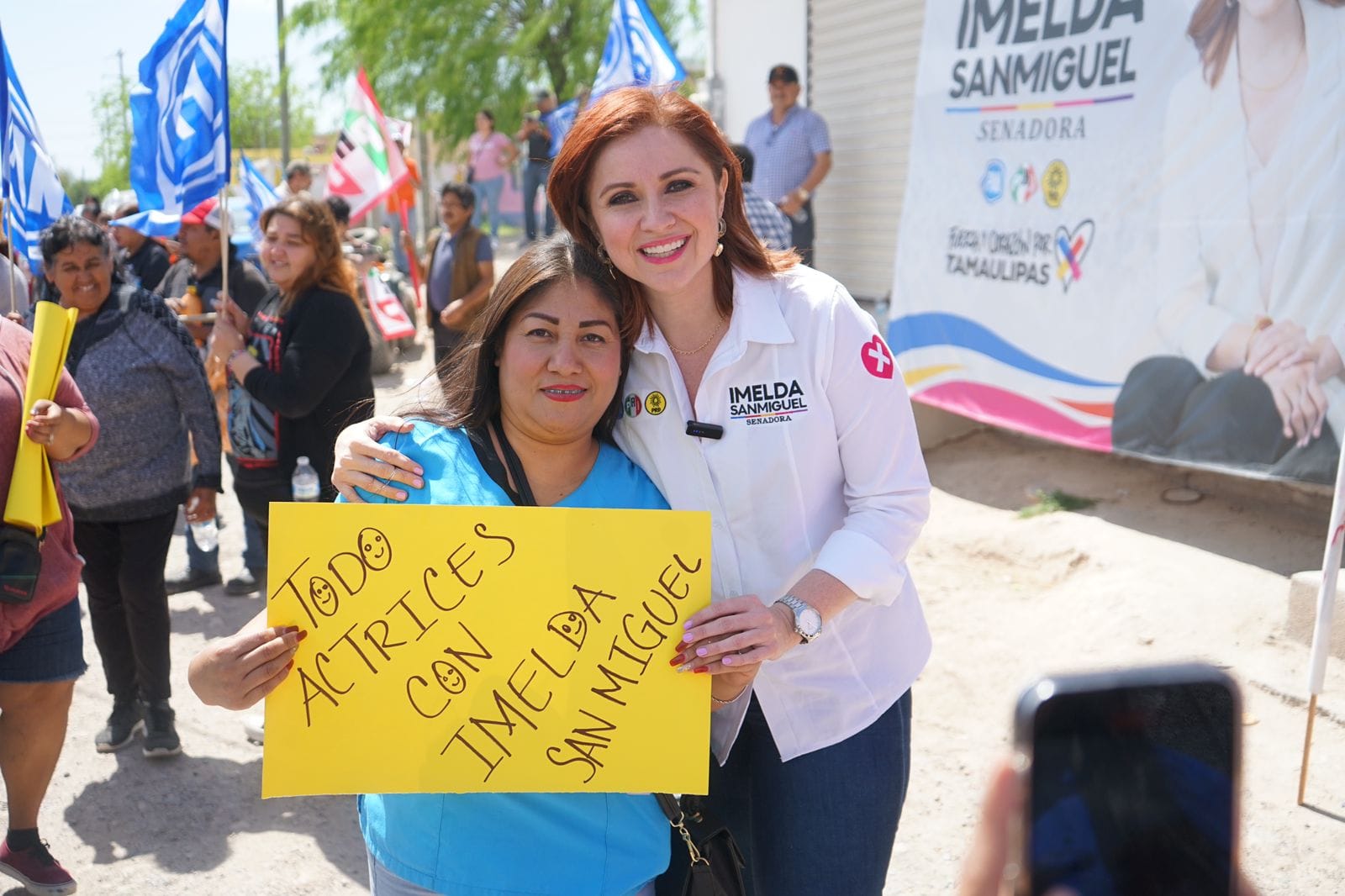 Imelda Sanmiguel, se compromete con reynosenses