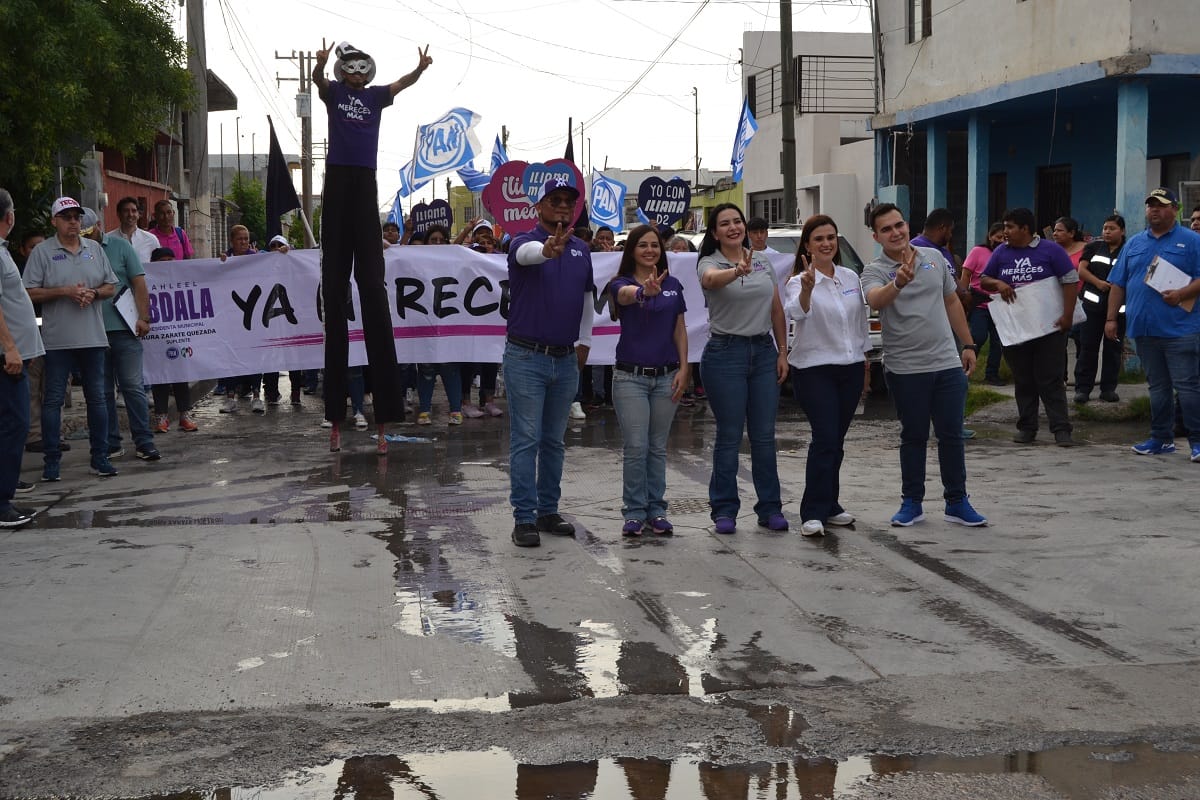 Abdala recibe el apoyo de los vecinos de la colonia Las Torres