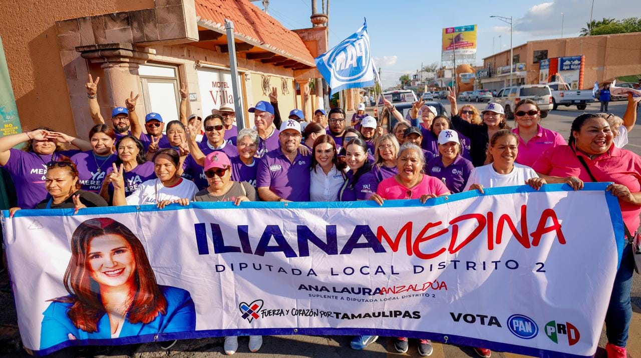 Contundente apoyo a Iliana Medina rumbo a la Diputación Local por el Distrito 2