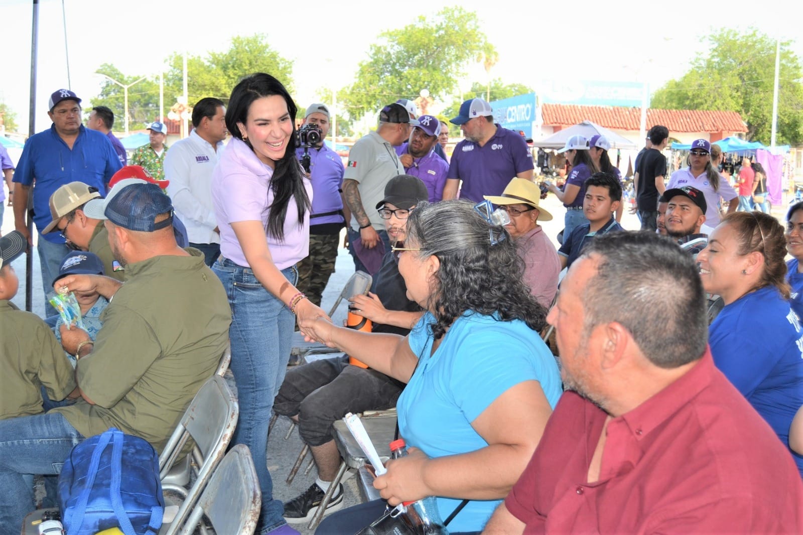 Llevará Yahleel Abdala el agua potable a los hogares del ejido Morelos