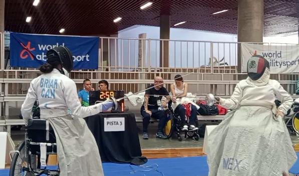 Destacan atletas tamaulipecos en esgrima para silla de ruedas