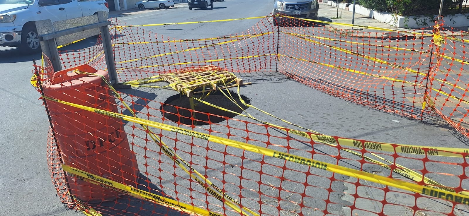 Socavones y abandono de la Obra Pública un problema sin resolver