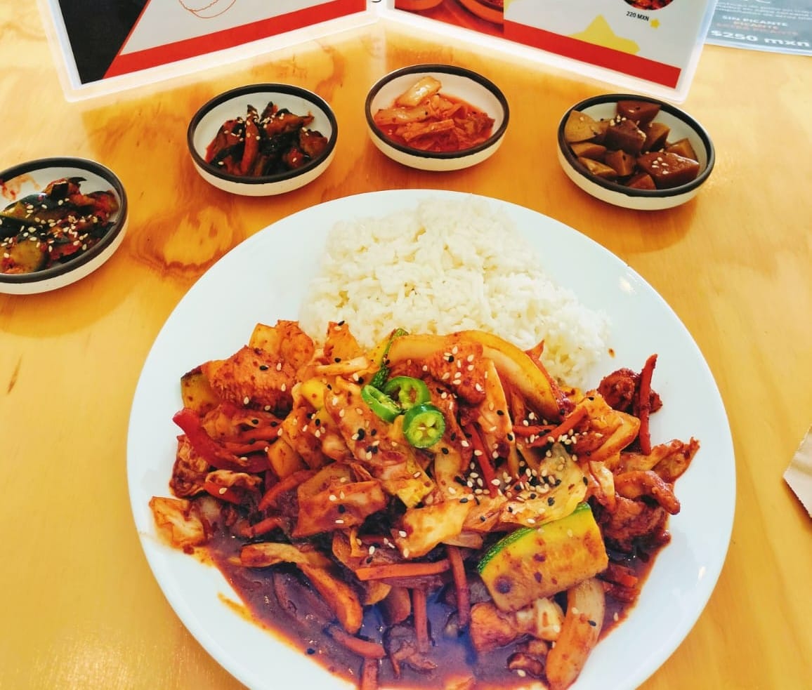 Fritos auténtica comida coreana en Nuevo Laredo