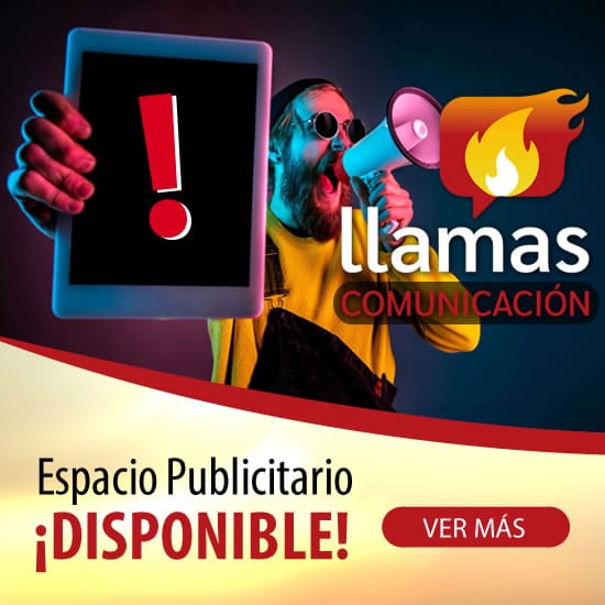 llamas comunicacion espacio publicitario disponible