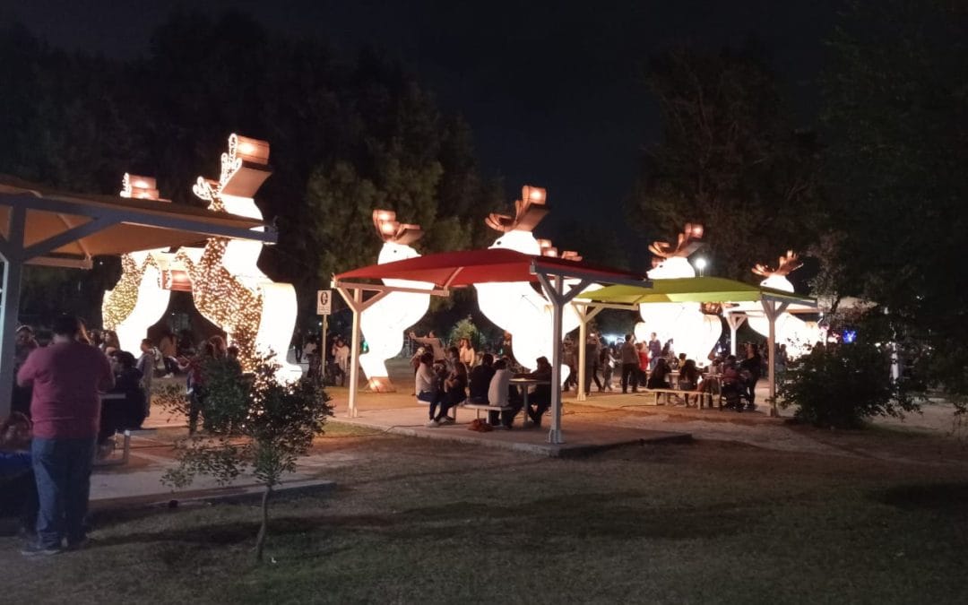 “VIVEROS MÁGICO” será solo para quienes puedan ir en auto y de noche al Parque