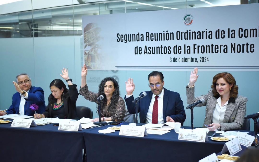 Atiende Olga Sosa desde el Senado a transportistas y agentes aduanales de Nuevo Laredo