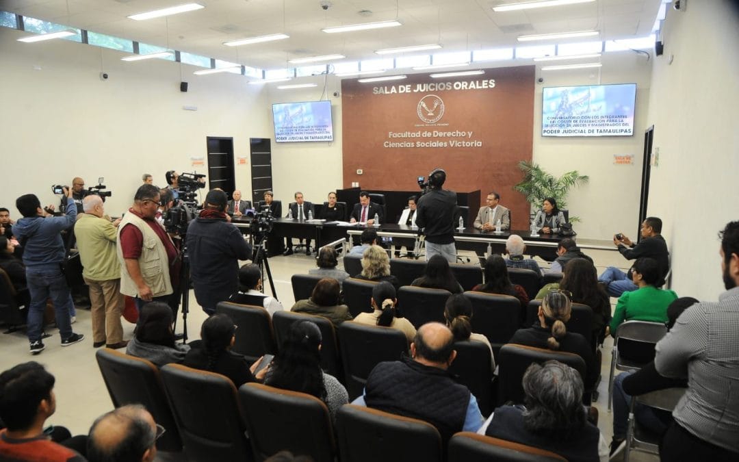 Invitan a profesionales del derecho a participar en histórica reforma del Poder Judicial de Tamaulipas